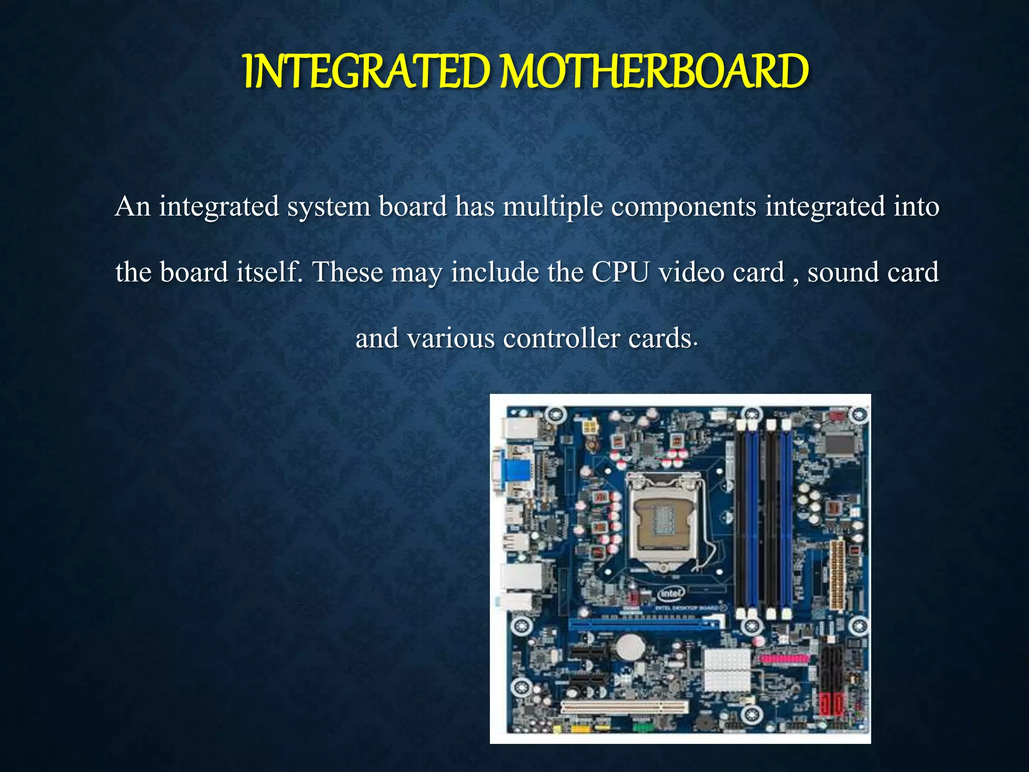 Motherboard ppt | PPTX