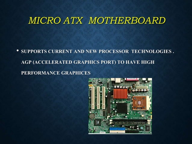 Motherboard ppt | PPT