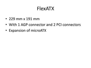 Motherboards Form Factor( | PPT