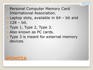 Pcma Slots Motherboards | PPTX