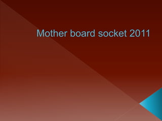 Jenis-Jenis MotherBoard Socket 2011