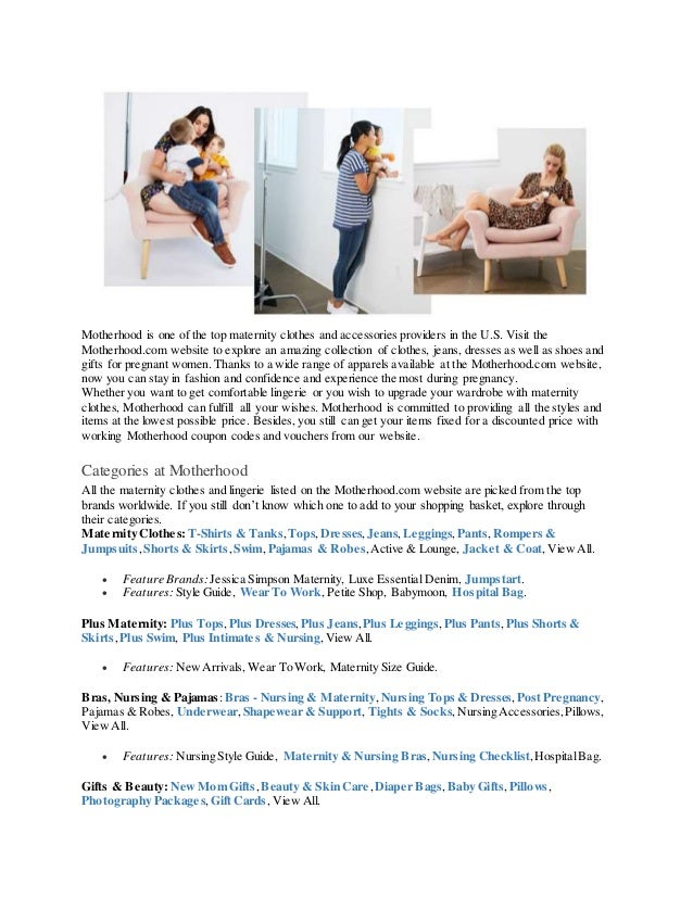 Motherhood Coupon Codes Promos Get Maternity Clothes At A Discounte