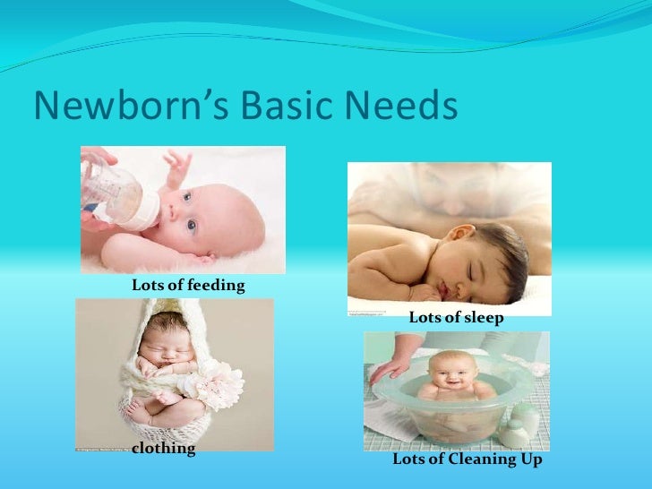 basic needs of infants