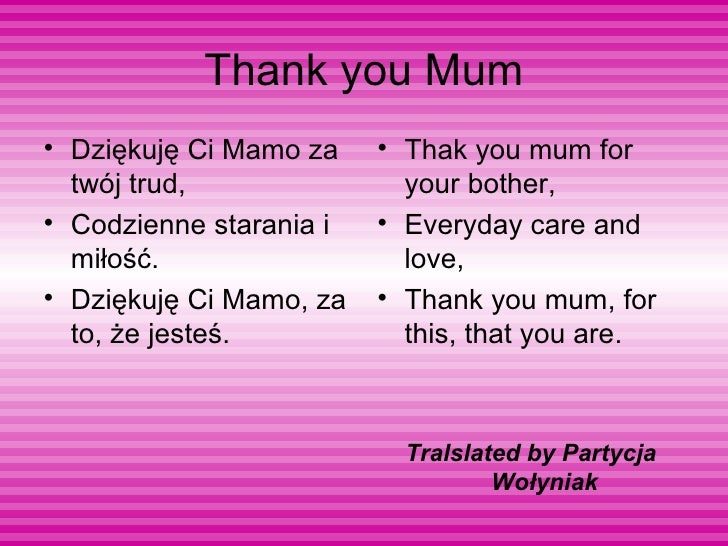 Mother's Day in Poland