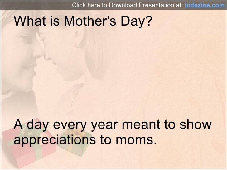 mother s day powerpoint