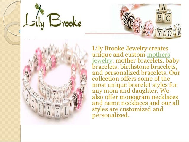 customizable mothers bracelets