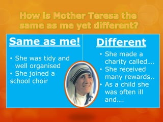 She ran the Missionaries of Charity…