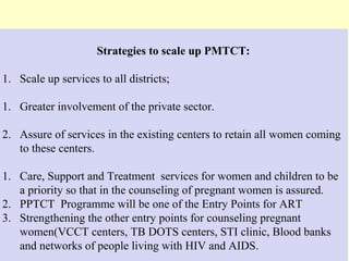 Pmtct Program Mother To Child Prevention | PPT