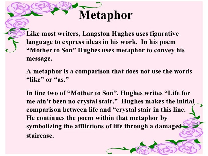 Mother to son essay