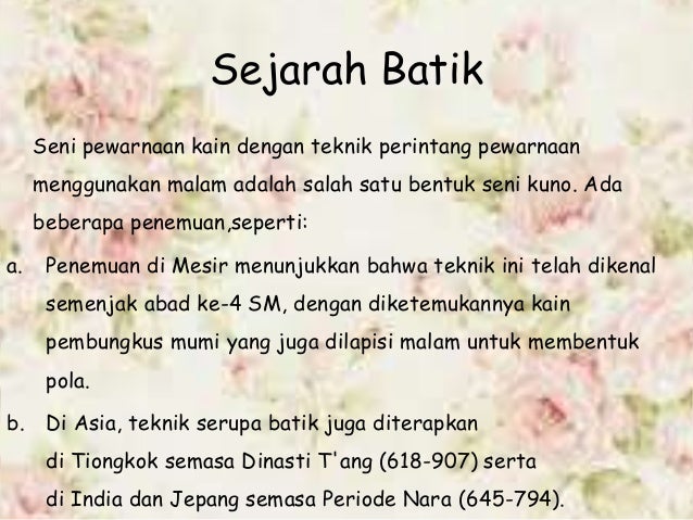 Motif Motif Batik