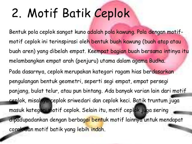 Motif motif batik