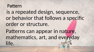motif and pattern power point presentations | PPTX