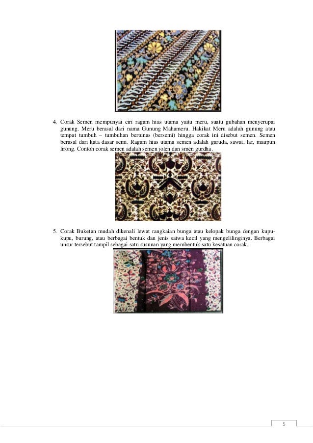 Motif batik indonesia