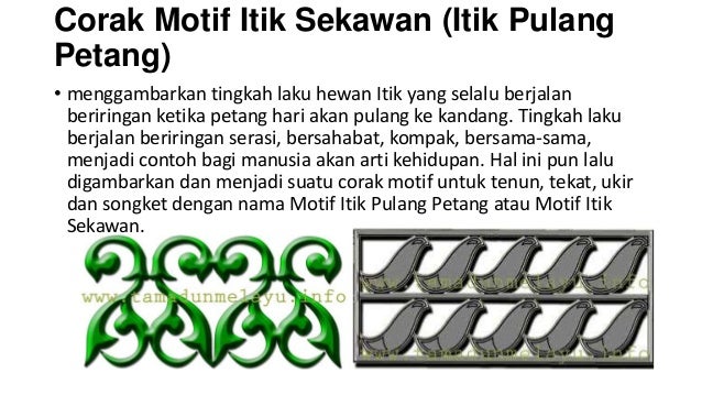  Motif  dan ukiran melayu riau