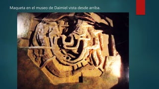 Maqueta en el museo de Daimiel vista desde arriba.
 