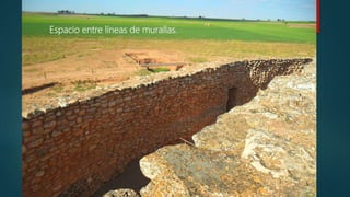 Espacio entre líneas de murallas.
 