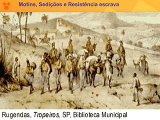 Motins, Sedições e Resistência escrava 