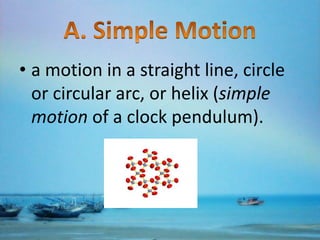 Simple Motion Sequence Motion | PPTX