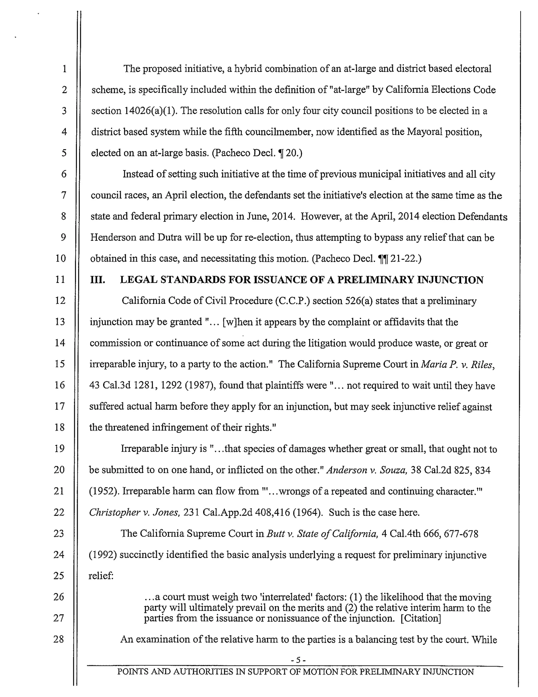 Dec. 5, 2013 Motion for pi