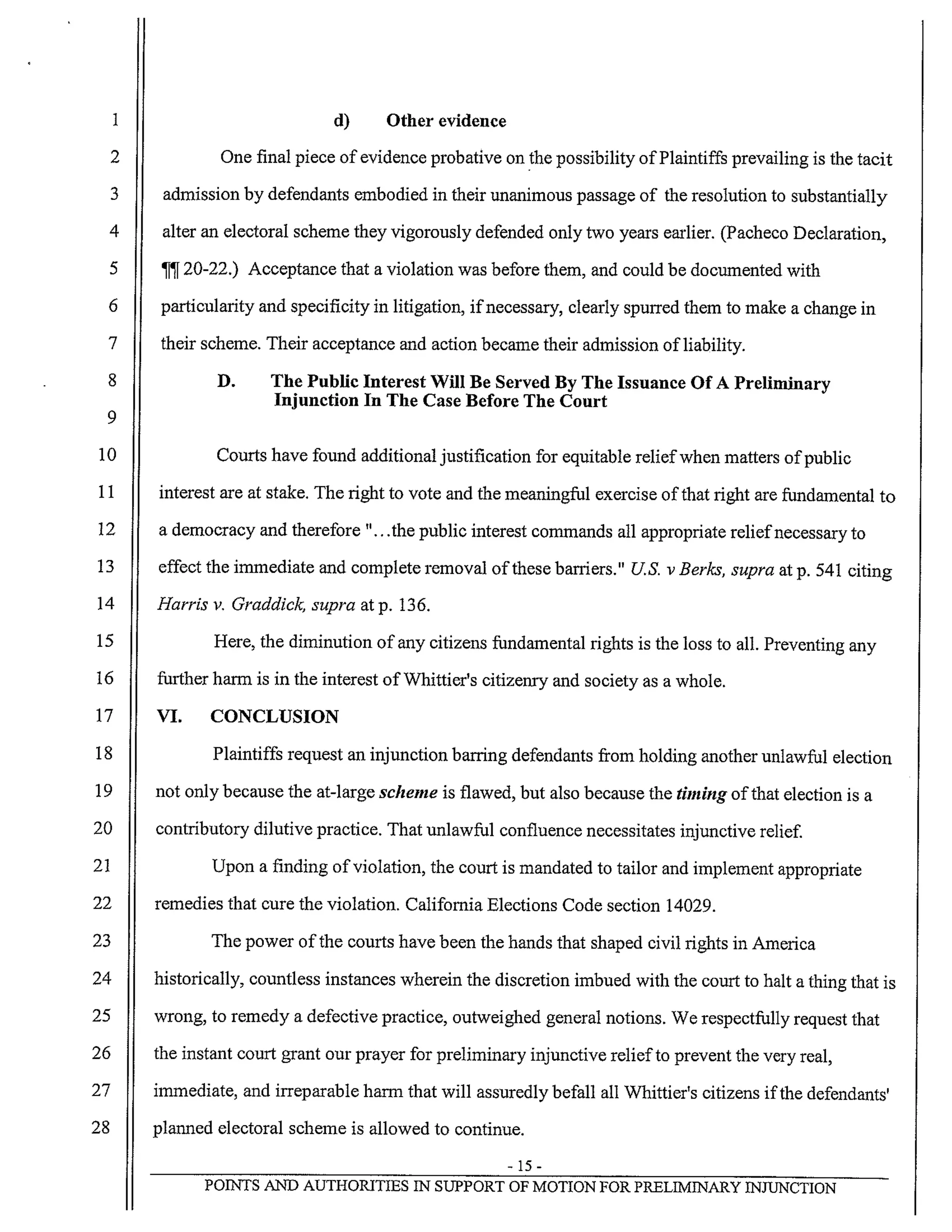 Dec. 5, 2013 Motion for pi