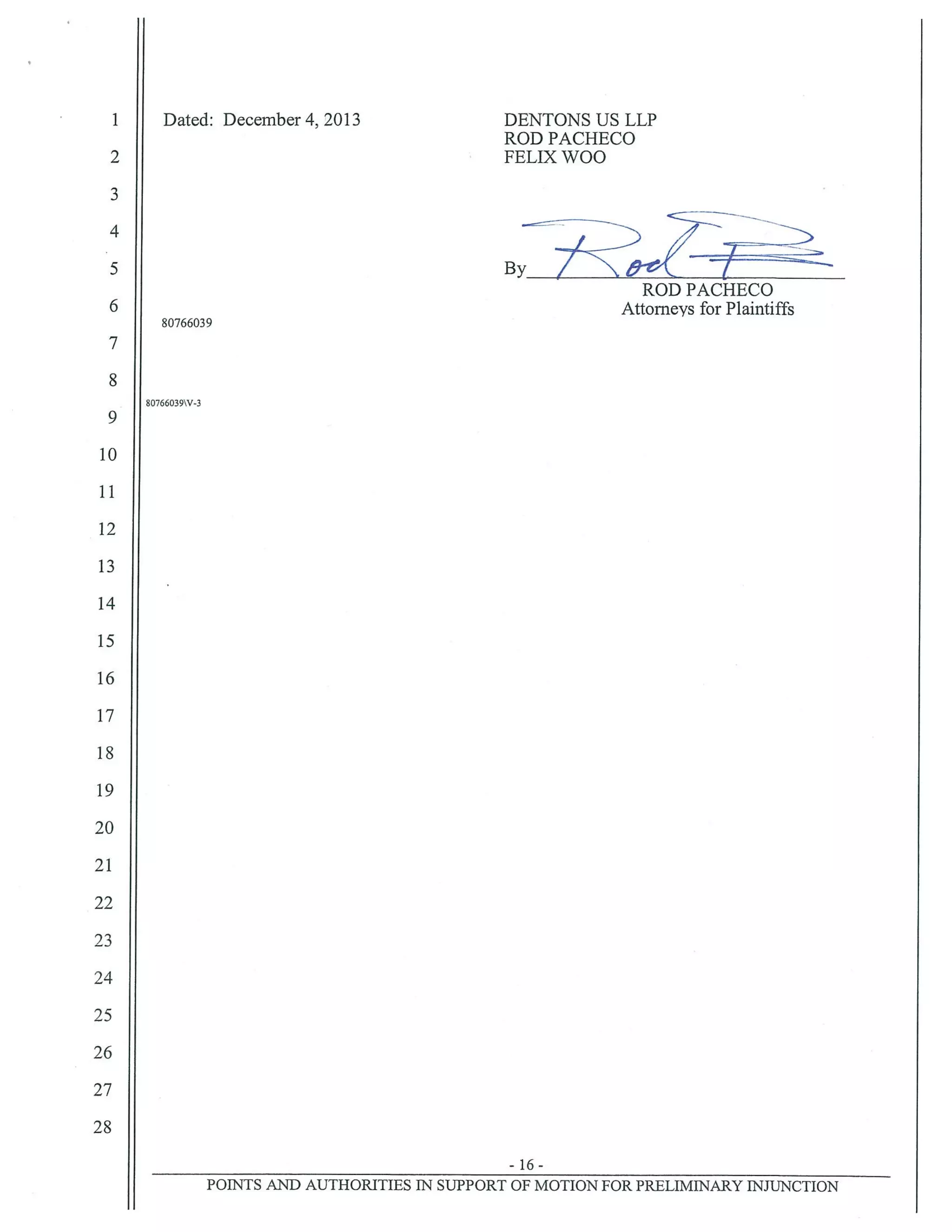 Dec. 5, 2013 Motion for pi