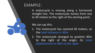 MOTION. SPEED. DISTANCE. VELOCITY. DISPLACEMENT. ACCELERATION | PPTX