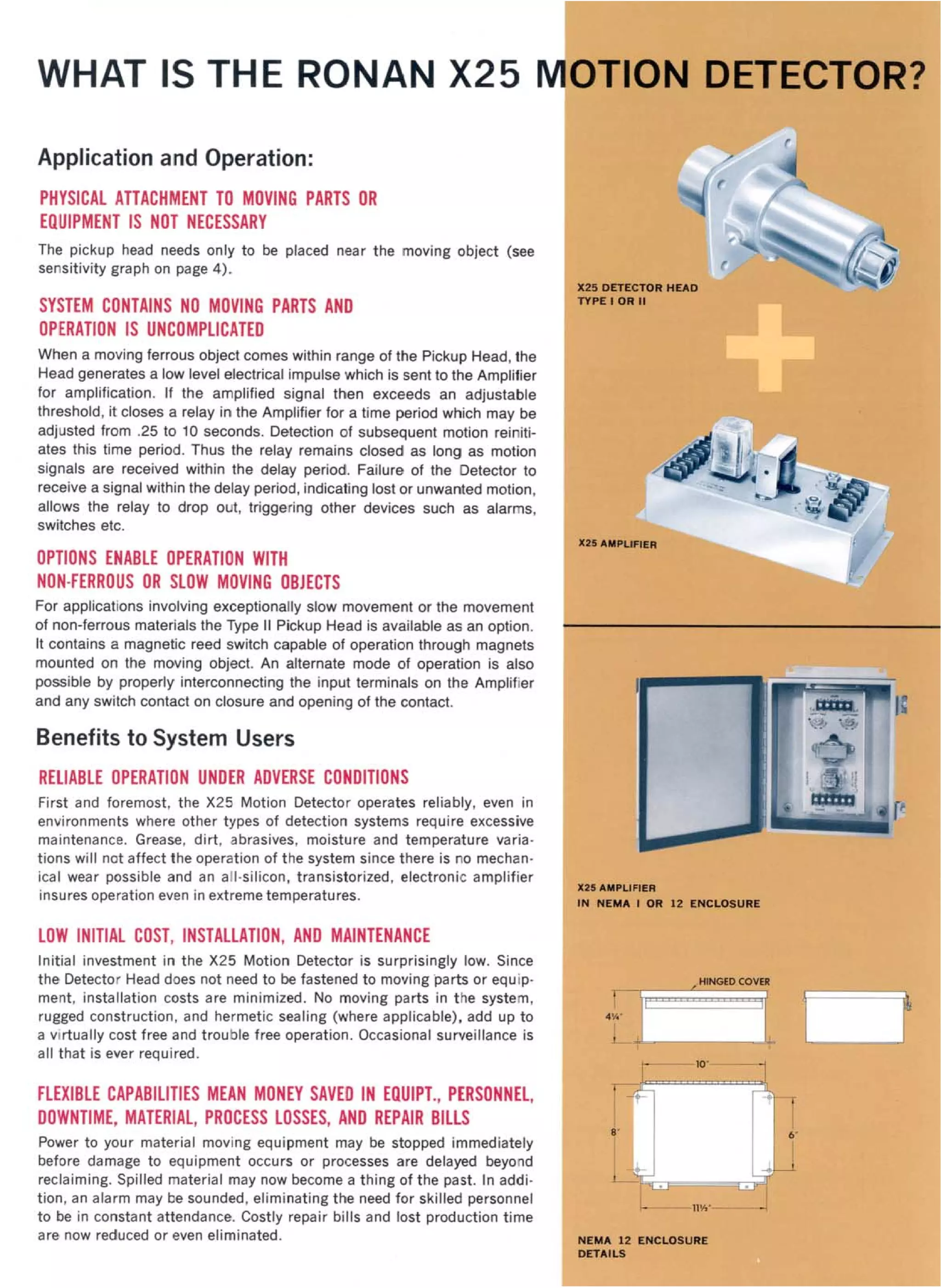 Motion Failure Detector for Material Conveyors