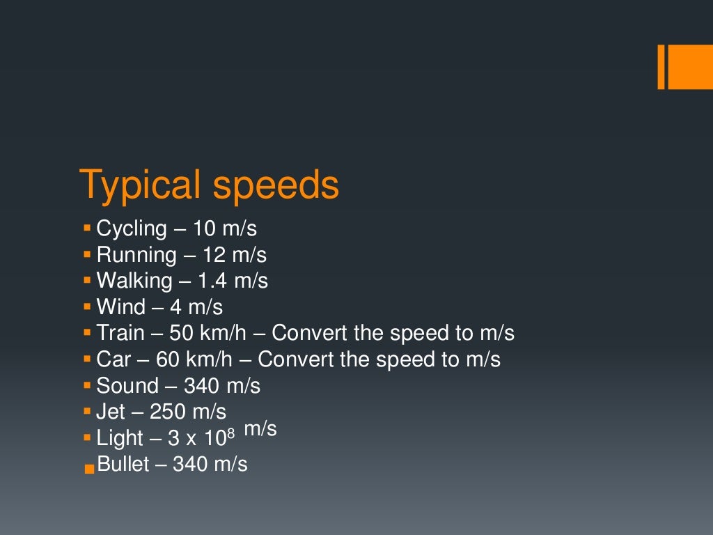 Physics - Motion (Grade 9 & 10)