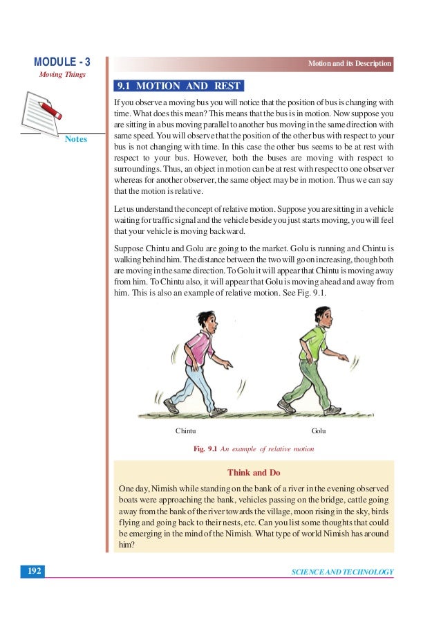 Motion and its description