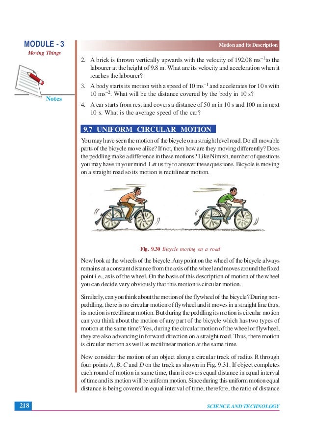 Motion and its description