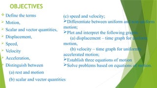 Comprehensive Overview of Motion: Concepts, Laws, and Types | PPTX
