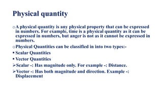 Number Physical Example Motion class 9 | PPTX