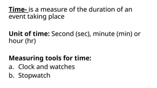 Motion Distance Time and Speed powerpoint for grade 4.pptx