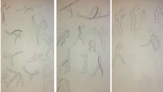 Motion drawings/ sketch book 