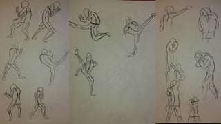 Motion drawings/ sketch book 