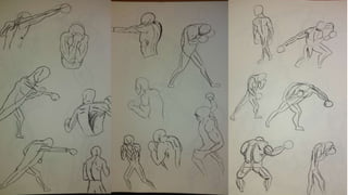 Motion drawings/ sketch book 
