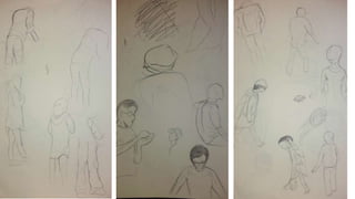 Motion drawings/ sketch book 