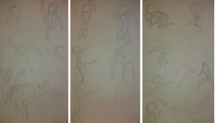 Motion drawings/ sketch book 