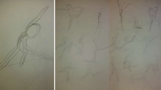 Motion drawings/ sketch book 