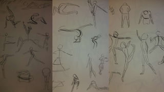 Motion drawings/ sketch book 