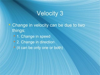Motion etc | PPT
