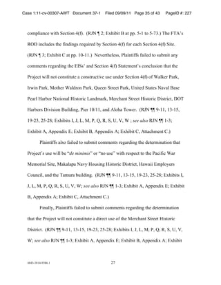 Case 1:11-cv-00307-AWT Document 37-1        Filed 09/09/11 Page 35 of 43      PageID #: 227
  !

  ,-./0123,4!5167!84,61-3!"9:;)!!9<=>!?!*@!AB71C16!D!26!//)!E%&!6-!E%+$);!F74!GFHIJ!

  <KL!13,0MN4J!674!:13N13OJ!P4QM1P4N!CR!84,61-3!"9:;!:-P!42,7!84,61-3!"9:;!8164)!!!

  9<=>!?!$@!AB71C16!S!26!//)!&T%&&);!!>4U4P67404JJV!W021361::J!:2104N!6-!JMC.16!23R!

  ,-..436J!P4O2PN13O!674!AX8JI!23N!84,61-3!"9:;!86264.436IJ!,-3,0MJ1-3!6726!674!

  WP-Y4,6!5100!3-6!,-3J616M64!2!,-3J6PM,61U4!MJ4!M3N4P!84,61-3!"9:;!-:!Z20[4P!W2P[V!

  XP513!W2P[V!-674P!Z20NP-3!W2P[V!]M443!86P446!W2P[V!^3164N!86264J!>2U20!D2J4!

  W42P0!_2PC-P!>261-320!_1J6-P1,!`23N.2P[V!4P,7236!86P446!_1J6-P1,!L1J6P1,6V!LKF!

  _2PC-PJ!L1U1J1-3!DM10N13OV!W14P!&Ta&&V!23N!H0-72!F-54P)!!9<=>!??!'%&&V!&$%&EV!

  &'%*$V!*E%*#@!AB71C16J!XV!=V!`V!V!WV!]V!<V!8V!^V!bV!Z!@!see also <=>!??!&%$@!

  AB71C16!HV!H//43N1B!A@!AB71C16!DV!H//43N1B!H@!AB71C16!SV!H662,7.436!S);

          W021361::J!20J-!:2104N!6-!JMC.16!,-..436J!P4O2PN13O!674!N464P.13261-3!6726!

  WP-Y4,6IJ!MJ4!5100!C4!cde minimisd!-P!c3-!MJ4d 5167!P4J/4,6!6-!674!W2,1:1,!Z2P!

  4.-P120!8164V!2[202/2!>2UR!_-MJ13O!_1J6-P1,!L1J6P1,6V!_25211!A./0-R4PJ!

  S-M3,10V!23N!674!F2.MP2!CM10N13O)!!9<=>!??!'%&&V!&$%&EV!&'%*$V!*E%*#@!AB71C16J!XV!

  =V!`V!V!WV!]V!<V!8V!^V!bV!Z@!see also <=>!??!&%$@!AB71C16!HV!H//43N1B!A@!AB71C16!

  DV!H//43N1B!H@!AB71C16!SV!H662,7.436!S);!

          G13200RV!W021361::J!:2104N!6-!JMC.16!,-..436J!P4O2PN13O!674!N464P.13261-3!

  6726!674!WP-Y4,6!5100!3-6!,-3J616M64!2!N1P4,6!MJ4!-:!674!4P,7236!86P446!_1J6-P1,!

  L1J6P1,6)!!9<=>!??!'%&&V!&$%&EV!&'%*$V!*E%*#@!AB71C16J!XV!=V!`V!V!WV!]V!<V!8V!^V!bV!

  Z@!see also <=>!??!&%$@!AB71C16!HV!H//43N1B!A@!AB71C16!DV!H//43N1B!H@!AB71C16!



  "#"$%$#&"%'$#()&!                             *+!
 