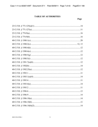 Case 1:11-cv-00307-AWT Document 37-1                        Filed 09/09/11 Page 7 of 43                 PageID #: 199




                                      TABLE OF AUTHORITIES
                                                                                                                Page
 !
 +$!,)-).)!/!00&)&+12342&4 ))))))))))))))))))))))))))))))))))))))))))))))))))))))))))))))))))))))))))))))))))))))))&"!
 +$!,)-).)!/!00&)&+0234)))))))))))))))))))))))))))))))))))))))))))))))))))))))))))))))))))))))))))))))))))))))))))))&&!
 +$!,)-).)!/!00")'234)))))))))))))))))))))))))))))))))))))))))))))))))))))))))))))))))))))))))))))))))))))))))))))))))&(!
 +$!,)-).)!/!00")'254 ))))))))))))))))))))))))))))))))))))))))))))))))))))))))))))))))))))))))))))))))))))))))))))))))&(!
 "6!,)-).)!/!&166)&274)))))))))))))))))))))))))))))))))))))))))))))))))))))))))))))))))))))))))))))))))))))))))))))))+6!
 "6!,)-).)!/!&166)+274)))))))))))))))))))))))))))))))))))))))))))))))))))))))))))))))))))))))))))))))))))))))) &+8!&$!
 "6!,)-).)!/!&166)"294 ))))))))))))))))))))))))))))))))))))))))))))))))))))))))))))))))))))))))))))))))))))))))))))))&+!
 "6!,)-).)!/!&166)"2:4 ))))))))))))))))))))))))))))))))))))))))))))))))))))))))))))))))))))))))))))))))))))))))))))))&+!
 "6!,)-).)!/!&166)12;4 ))))))))))))))))))))))))))))))))))))))))))))))))))))))))))))))))))))))))))))))))))))))))))))))&+!
 "6!,)-).)!/!&166)12<4 )))))))))))))))))))))))))))))))))))))))))))))))))))))))))))))))))))))))))))))))))))))))))))))))&+!
 "6!,)-).)!/!&16&)02342(4 ))))))))))))))))))))))))))))))))))))))))))))))))))))))))))))))))))))))))))))))))))))))))))&+!
 "6!,)-).)!/!&16+254 )))))))))))))))))))))))))))))))))))))))))))))))))))))))))))))))))))))))))))))))))))))))))))))))))&"!
 "6!,)-).)!/!&16+)+1234)))))))))))))))))))))))))))))))))))))))))))))))))))))))))))))))))))))))))))))))))))))))))))))&+!
 "6!,)-).)!/!&16$)& )))))))))))))))))))))))))))))))))))))))))))))))))))))))))))))))))))))))))))))))))))))))))))))))))))&&!
 "6!,)-).)!/!&16$)&2342"4 ))))))))))))))))))))))))))))))))))))))))))))))))))))))))))))))))))))))))))))))))))))))))))&"!
 "6!,)-).)!/!&16$)" )))))))))))))))))))))))))))))))))))))))))))))))))))))))))))))))))))))))))))))))))))))))))))))))))))&&!
 "6!,)-).)!/!&16$)"234)))))))))))))))))))))))))))))))))))))))))))))))))))))))))))))))))))))))))))))))))))))))))))))))&"!
 "6!,)-).)!/!&161)+ )))))))))))))))))))))))))))))))))))))))))))))))))))))))))))))))))))))))))))))))))))))))))))))))))))&&!
 "6!,)-).)!/!&16()( )))))))))))))))))))))))))))))))))))))))))))))))))))))))))))))))))))))))))))))))))))))))))))))))))))&$!
 "6!,)-).)!/!&16()' )))))))))))))))))))))))))))))))))))))))))))))))))))))))))))))))))))))))))))))))))))))))))))))))))))&"!
 "6!,)-).)!/!&16()&6234)))))))))))))))))))))))))))))))))))))))))))))))))))))))))))))))))))))))))))))))))))))))))))))&"!
 "6!,)-).)!/!&16()&6254 ))))))))))))))))))))))))))))))))))))))))))))))))))))))))))))))))))))))))))))))))))))))))))))&&!
 "6!,)-).)!/!&16()&62542+4))))))))))))))))))))))))))))))))))))))))))))))))))))))))))))))))))))))))))))))))))))))))&"!
 !


 "#"$%$#&"%'$#()&!                                              *!
 
