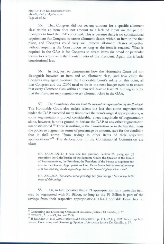 Motion for reconsideration