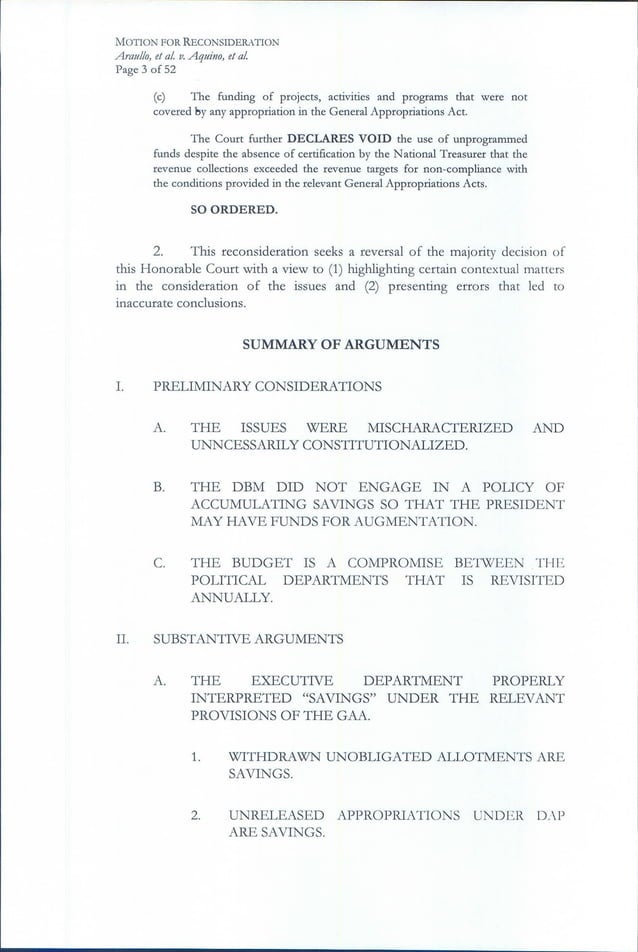 Motion for reconsideration