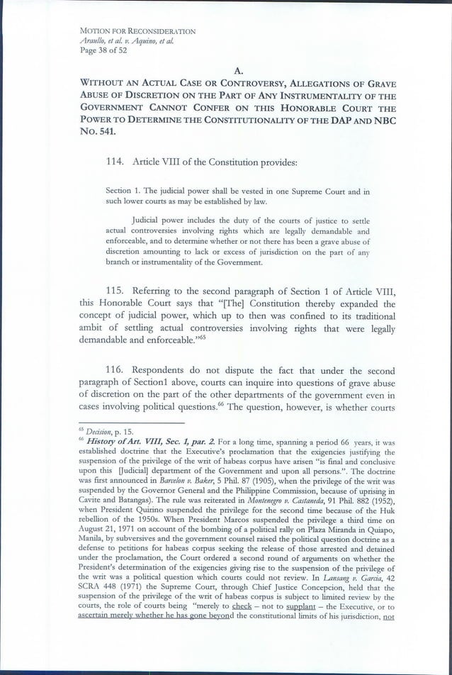 Motion for reconsideration