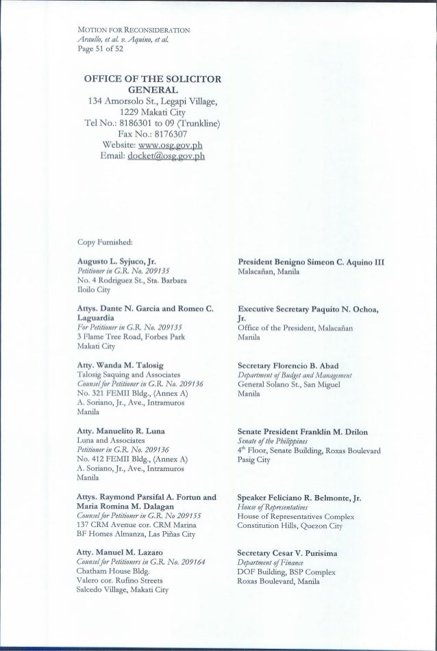 Motion for reconsideration sample florida televisionfity