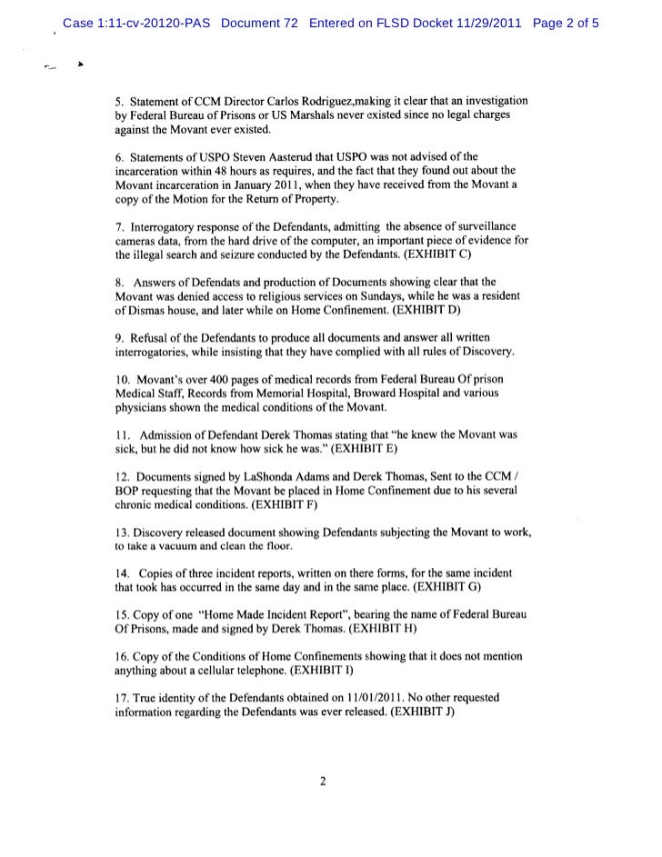 Motion for summary judgment