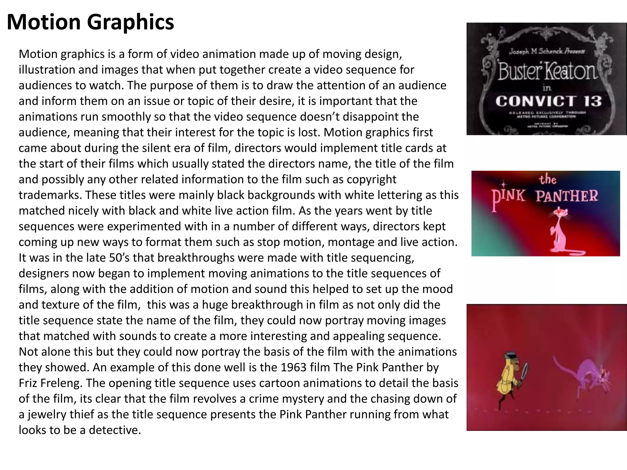 【裁断済み】Motion Graphics Case Study After… Case Study: Animation. Motion Graphics Design