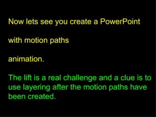 Motion path powerpoint